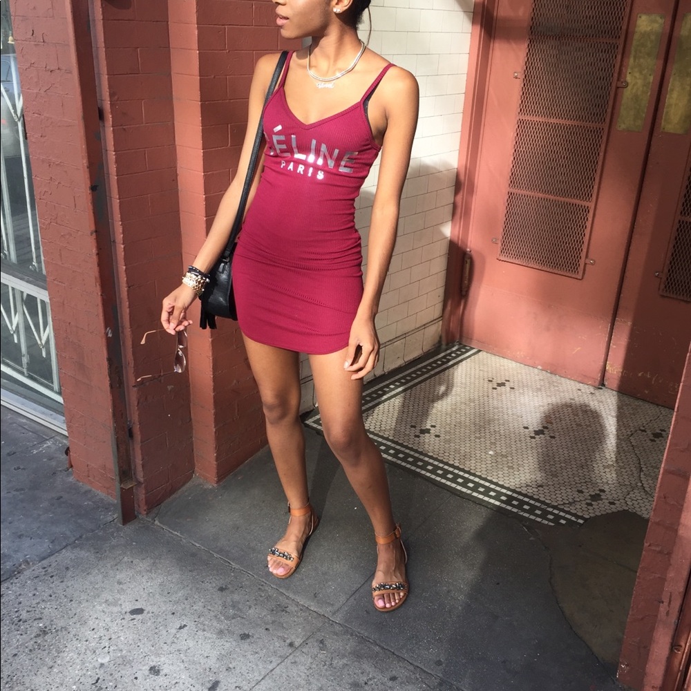 Graphic Bodycon Dress